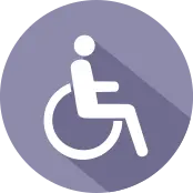 Wheelchair accessible bus (please call ahead)